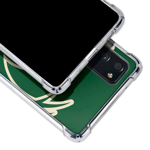 NBA Milwaukee Bucks Large Logo Galaxy S20 FE Clear Case